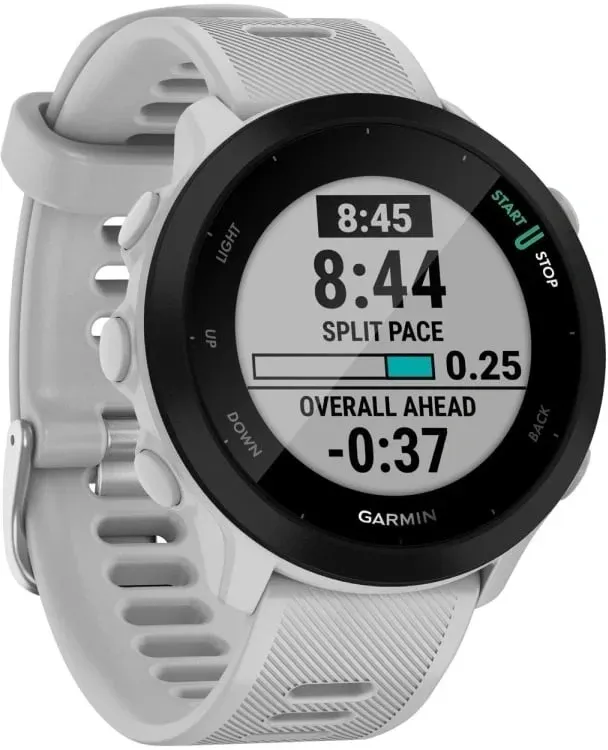 Смарт-часы Garmin Forerunner 55 42мм 1.04 LCD корп.белый рем.белый разм.брасл.:127-220мм 010-02562-15 - фото 5