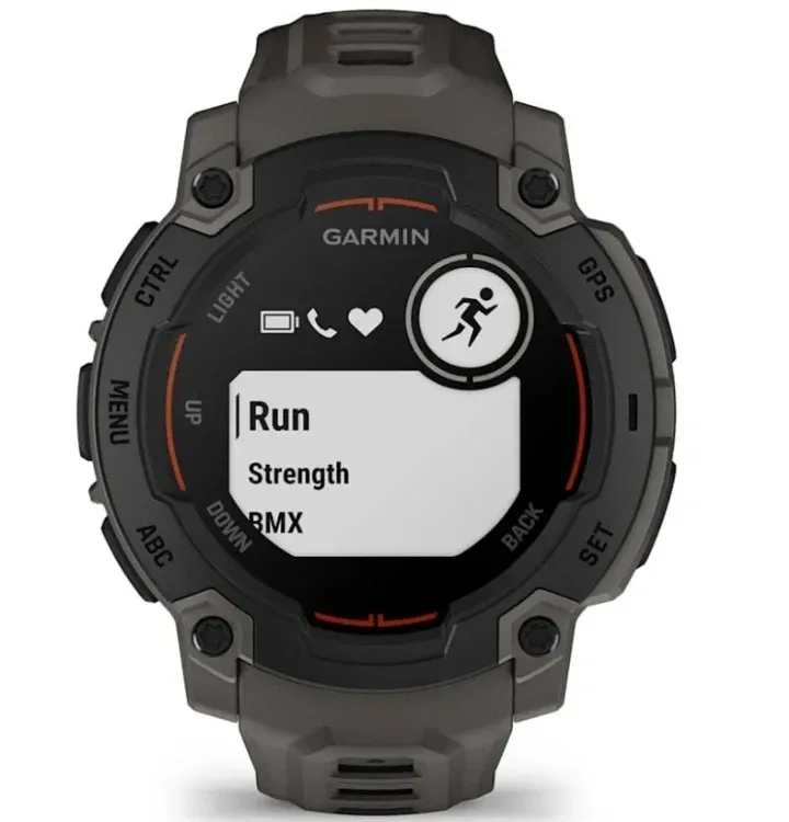 Смарт-часы Garmin Instinct E 45мм 1.4 AMOLED корп.серый рем.серый разм.брасл.:132-213 мм 010-02933-00 - фото 2