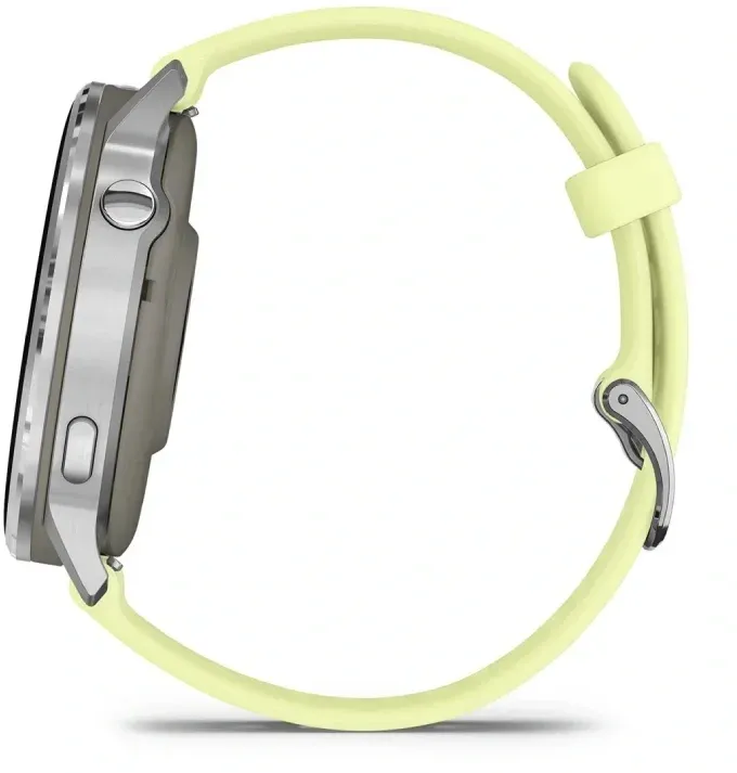 Смарт-часы Garmin Venu 4 1.4 AMOLED корп.серебристый рем.желтый разм.брасл.:135-200мм 010-03014-02 - фото 6