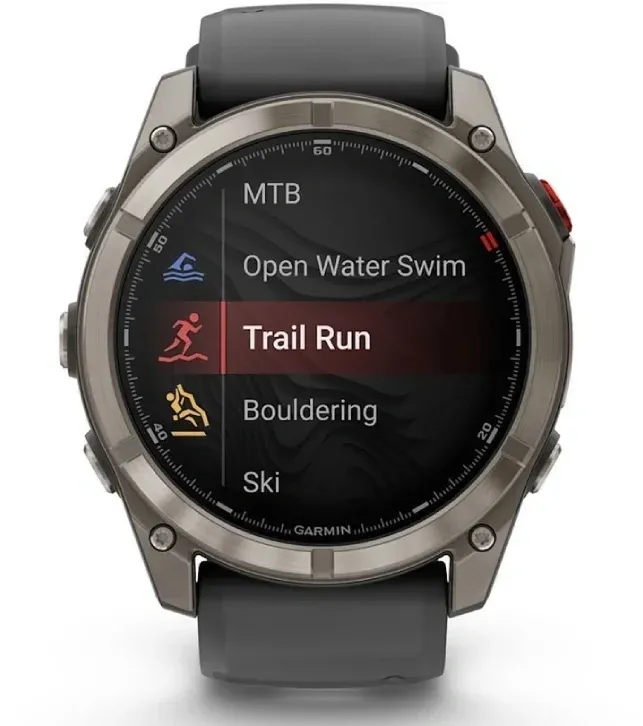 Смарт-часы Garmin Fenix 8 Pro 51мм 1.4 AMOLED корп.серебристый рем.желтый разм.брасл.:127-225мм 010-03199-11 - фото 2