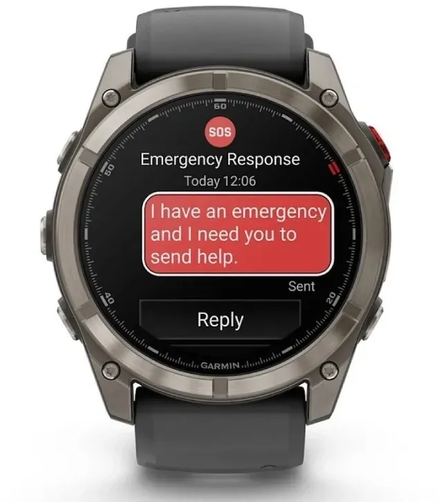 Смарт-часы Garmin Fenix 8 Pro 51мм 1.4 AMOLED корп.серебристый рем.желтый разм.брасл.:127-225мм 010-03199-11 - фото 5