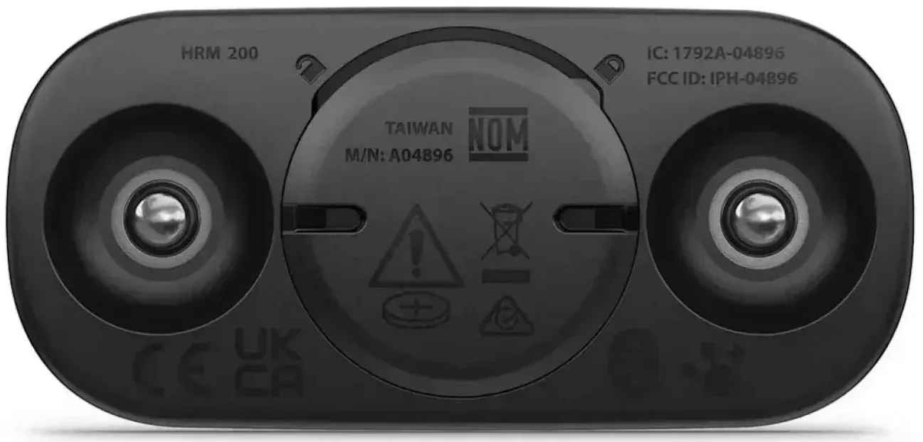 Фитнес-трекер Garmin HRM 200 Heart rate sensor корп.:черный рем.:черный 010-13388-01 - фото 3