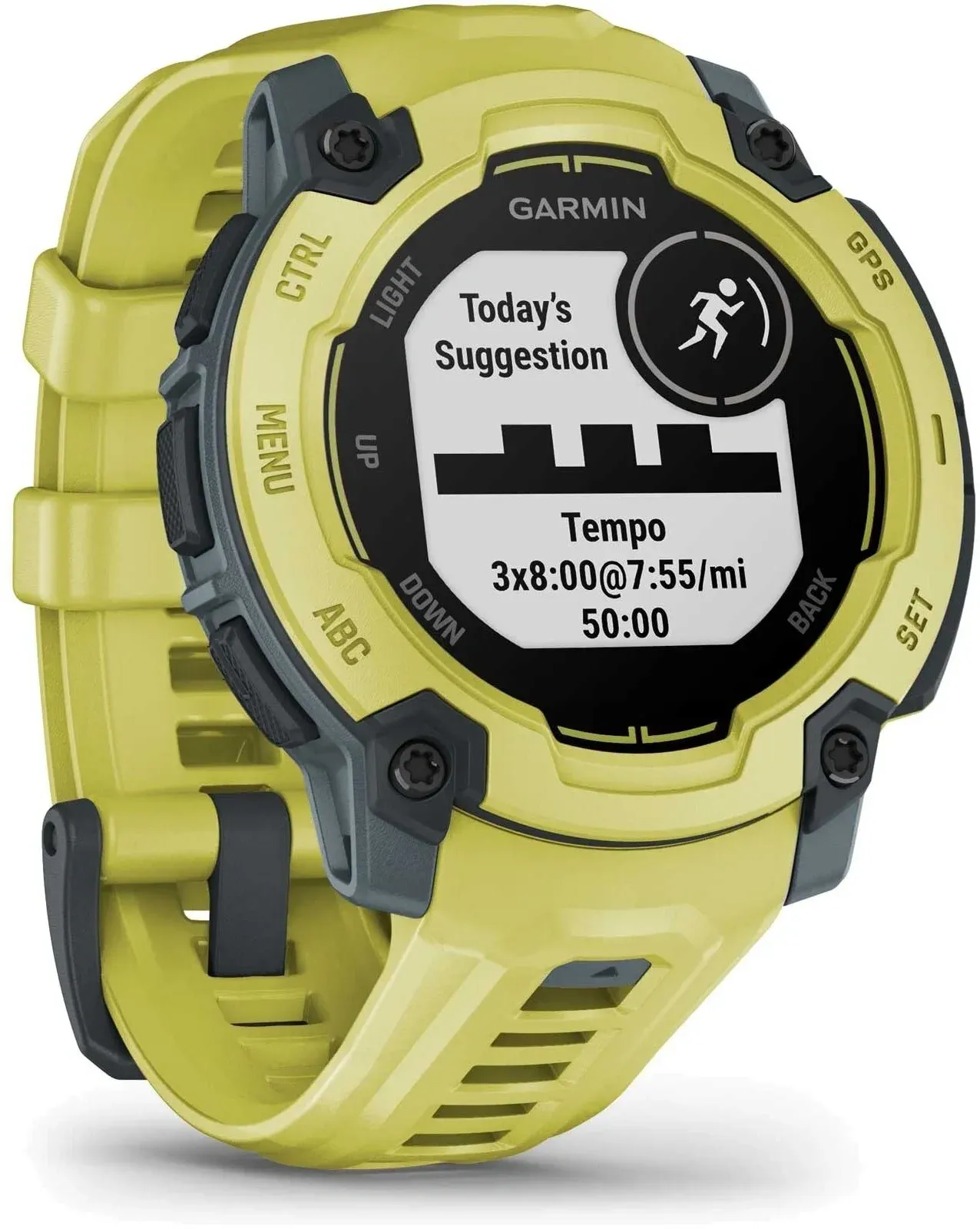 Смарт-часы Garmin Instinct E 45мм 1.4 AMOLED корп.оливковый рем.оливковый разм.брасл.:132-213 мм 010-02933-01 - фото 1