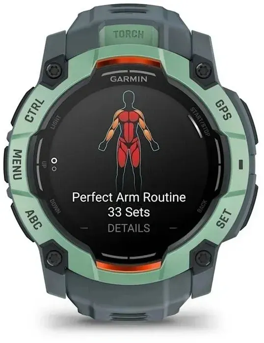 Смарт-часы Garmin Instinct 3 1.3 AMOLED корп.бирюзовый рем.бирюзовый 010-03020-01 - фото 3