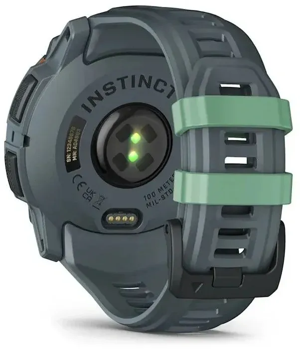 Смарт-часы Garmin Instinct 3 1.3 AMOLED корп.бирюзовый рем.бирюзовый 010-03020-01 - фото 5