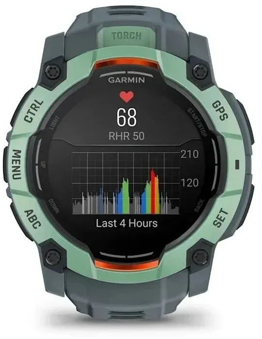 Смарт-часы Garmin Instinct 3 1.3 AMOLED корп.бирюзовый рем.бирюзовый 010-03020-01 - фото 8