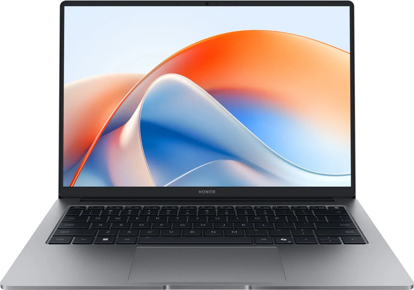 Ноутбук Honor MagicBook X14 Plus 2025 FermiB-5651F Core 5 220H 16Gb SSD512Gb Intel Iris Xe graphics 14 IPS WQXGA 2880x1800 Windows 11 Home grey space WiFi BT Cam 5301ALWC - фото 1