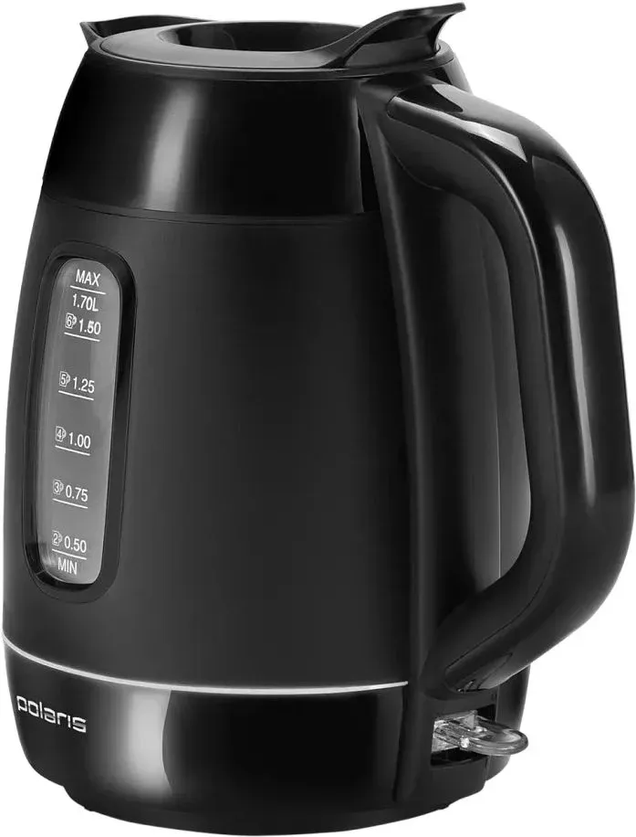 Чайник электрический Polaris PWK 0723DDW 1.8л. 2200Вт черный корпус: пластик 026600 - фото 4
