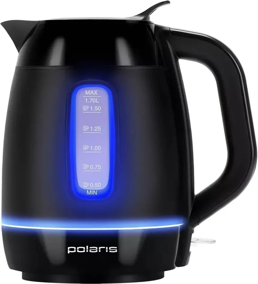 Чайник электрический Polaris PWK 0723DDW 1.8л. 2200Вт черный корпус: пластик 026600 - фото 7