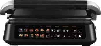Электрогриль Polaris PGP 3018 2000Вт серебристый/черный - фото 8