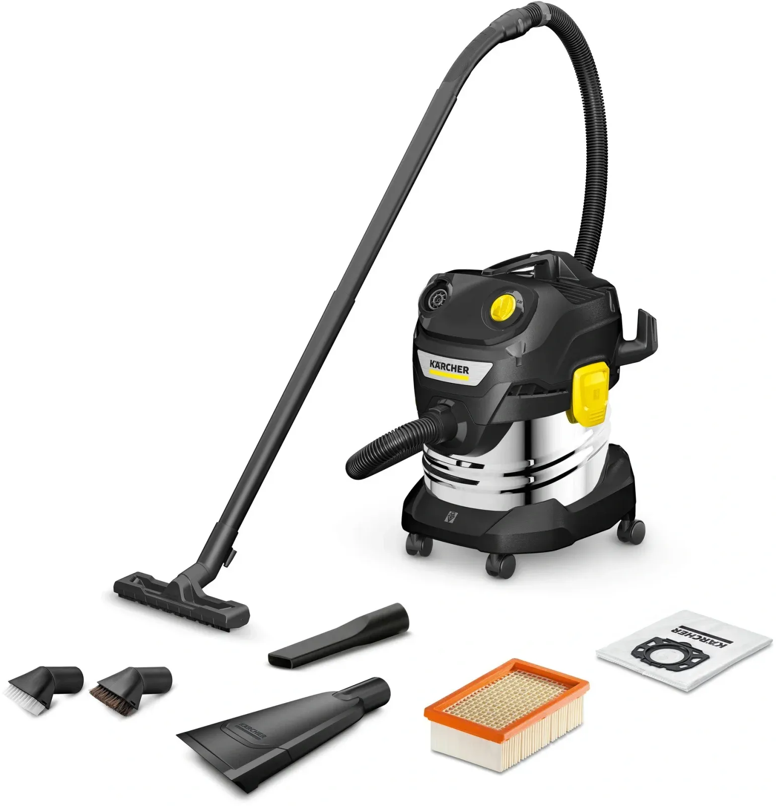 Строительные пылесосы KARCHER WD 4 S - фото 1