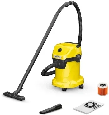 Строительный пылесос Karcher WD 3 V-17/4/20 1000Вт уборка: сухая/влажная желтый - фото 7
