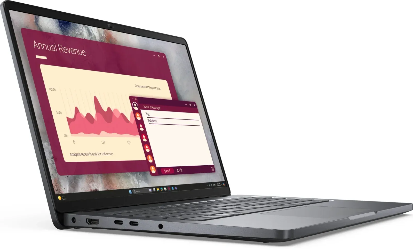 Ноутбук Dell Pro 14 Core Ultra 7 265U 32Gb SSD1Tb Intel Graphics 14 IPS FHD+ 1920x1200 Linux grey WiFi BT Cam PRO14-7315 - фото 3
