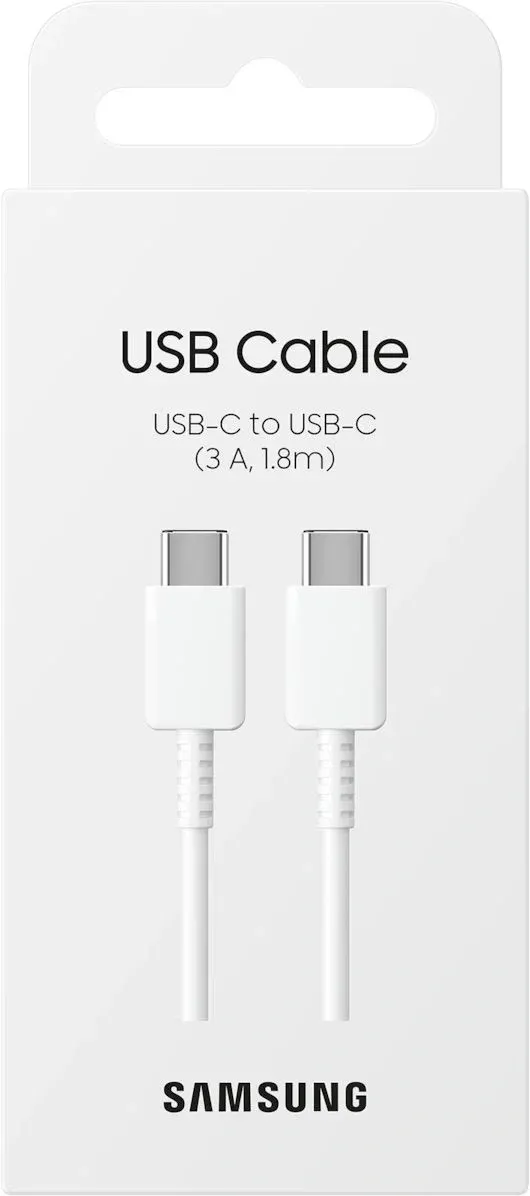 Кабель Samsung EP-DX310JWEGEU USB Type-C m-USB Type-C m 1.8м белый - фото 2