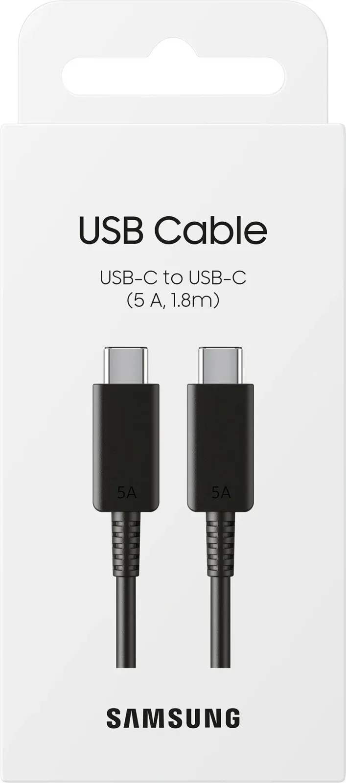 Кабель Samsung EP-DX510JBEGE USB Type-C m-USB Type-C m 1.8м черный - фото 4