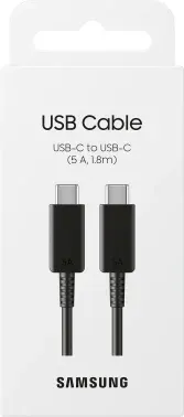 Кабель Samsung EP-DX510JBEGE USB Type-C m-USB Type-C m 1.8м черный - фото 8