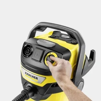 Строительный пылесос Karcher WD 5 Control P 25/5/22 1200Вт уборка: сухая/влажная/выдув/сбор воды желтый - фото 7