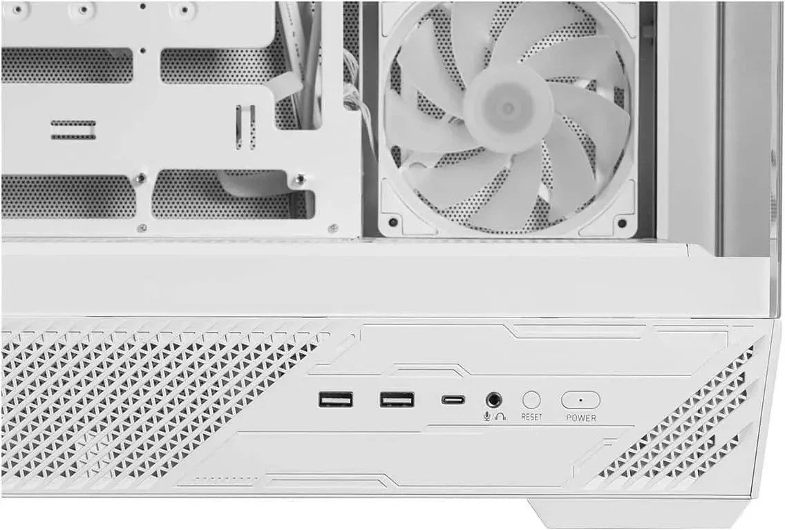 Корпус MSI MAG Pano 130R PZ белый без БП ATX 6x120mm 2x140mm 2xUSB3.0 audio AirDuct bott PSU - фото 8