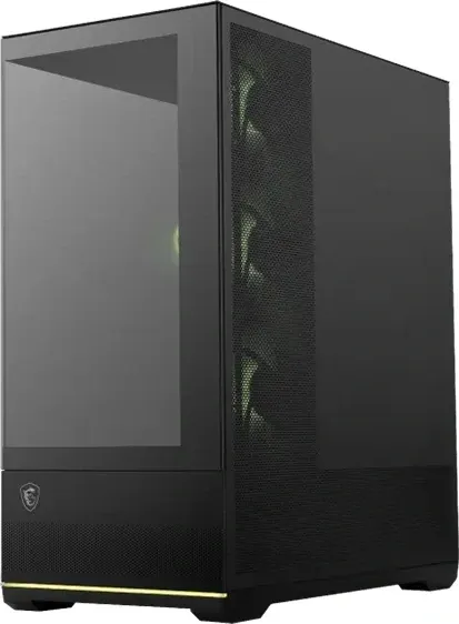 Корпус MSI MAG MAG PANO M110R PZ черный без БП mATX 6x120mm 2x140mm 2xUSB3.0 audio AirDuct bott PSU - фото 3