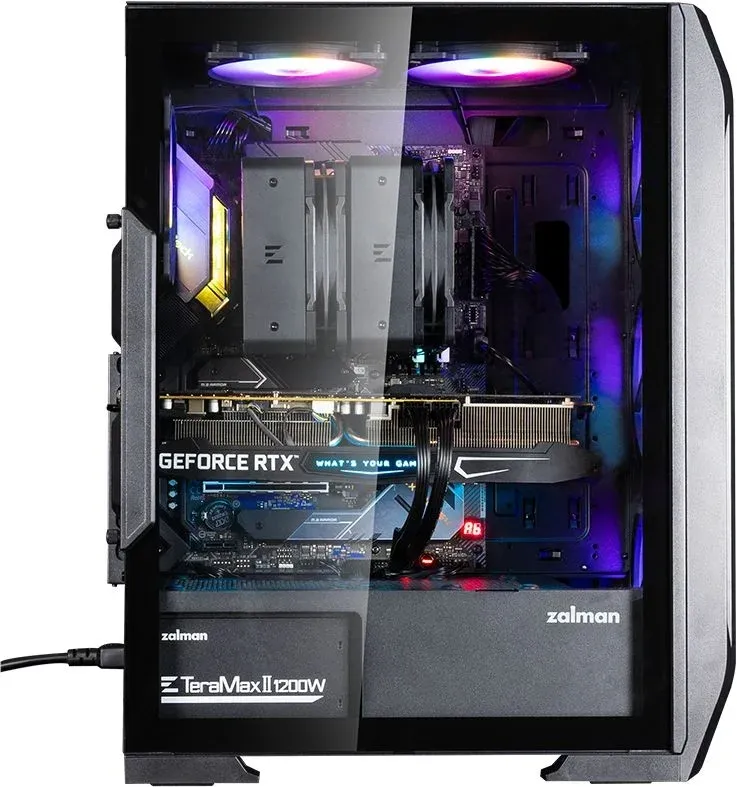 Корпус Zalman N7 Plus V2 черный без БП ATX 2x120mm 5x140mm 2xUSB2.0 1xUSB3.0 audio bott PSU - фото 5