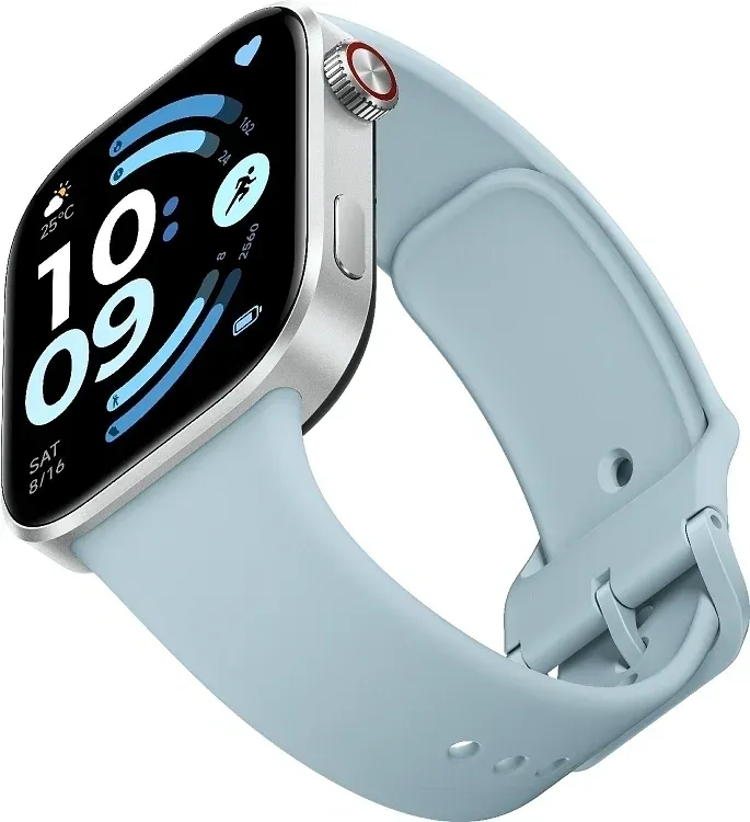 Смарт-часы Xiaomi Redmi Watch 6 2 LCD корп.голубой рем.голубой BHR08CWGL - фото 5