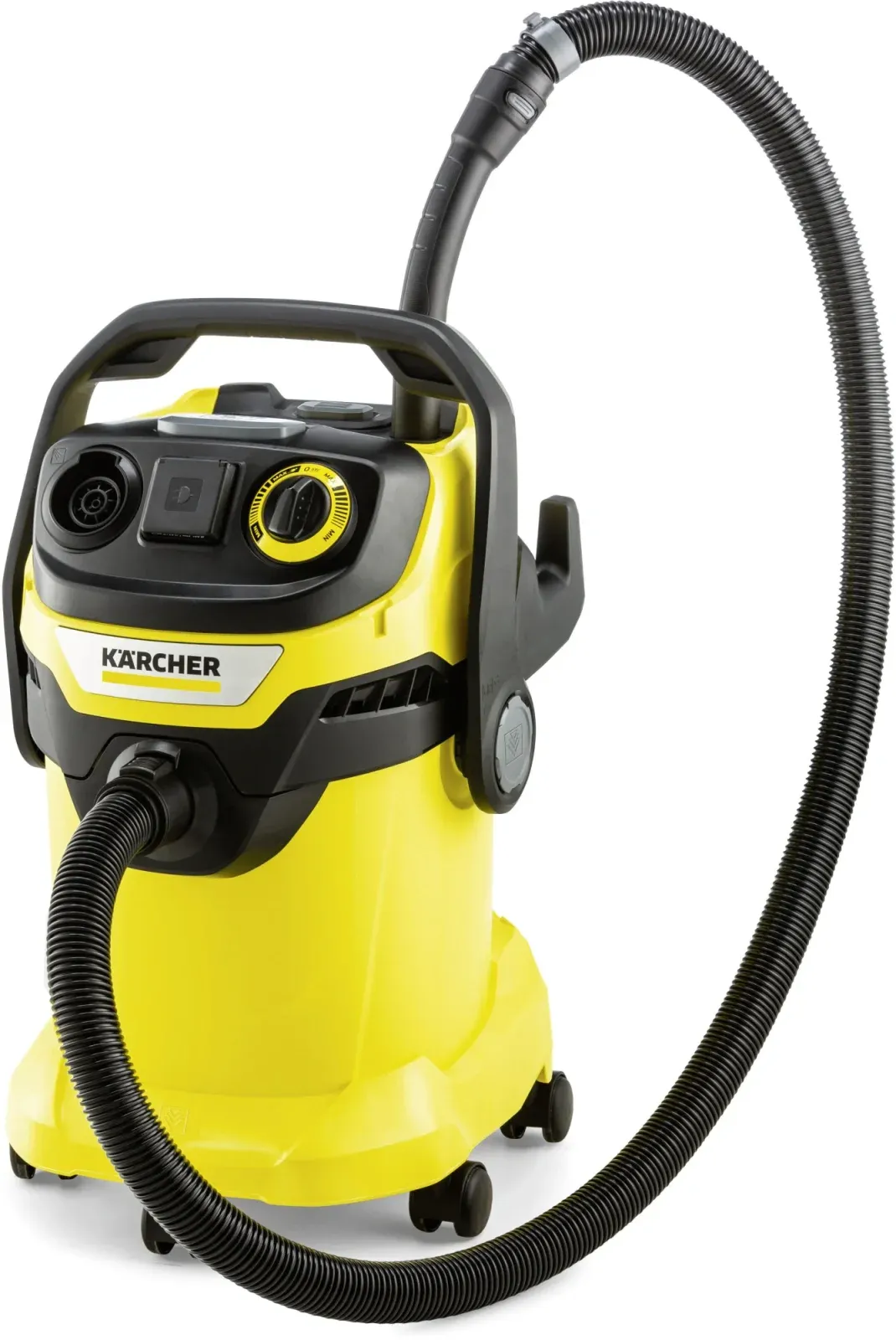 Строительный пылесос Karcher WD 6 P V-25/8/22/T 1300Вт уборка: сухая/сбор воды/выдув желтый - фото 1