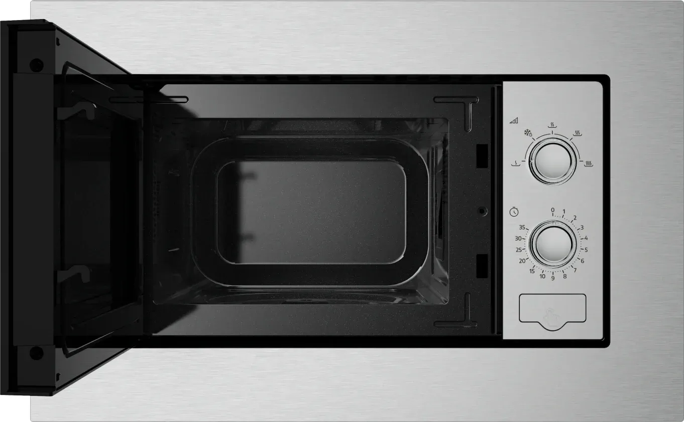 Микроволновая печь Beko BMOB 20102 CX 20л. 700Вт нержавеющая сталь встраиваемая, 20 л - фото 3