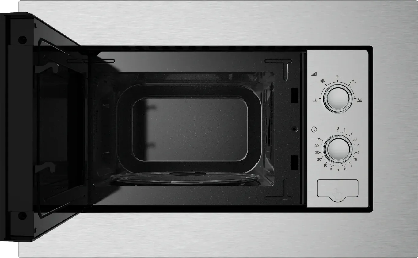 Микроволновая печь Beko BMOB 20102 CX 20л. 700Вт нержавеющая сталь встраиваемая, 20 л - фото 4