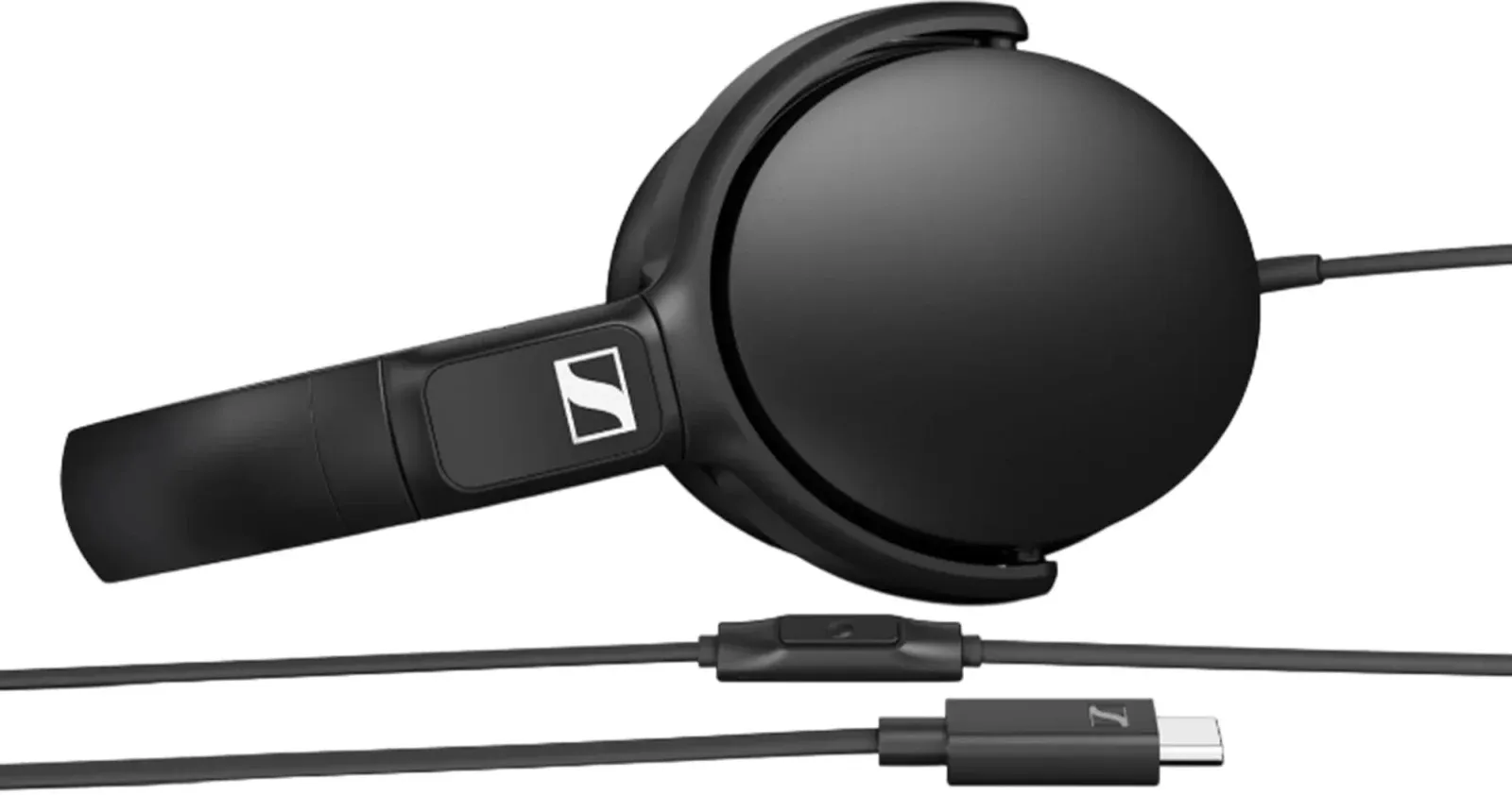Гарнитура накладные Sennheiser HD 400 U 1.4м черный проводные в ушной раковине 800126 - фото 2