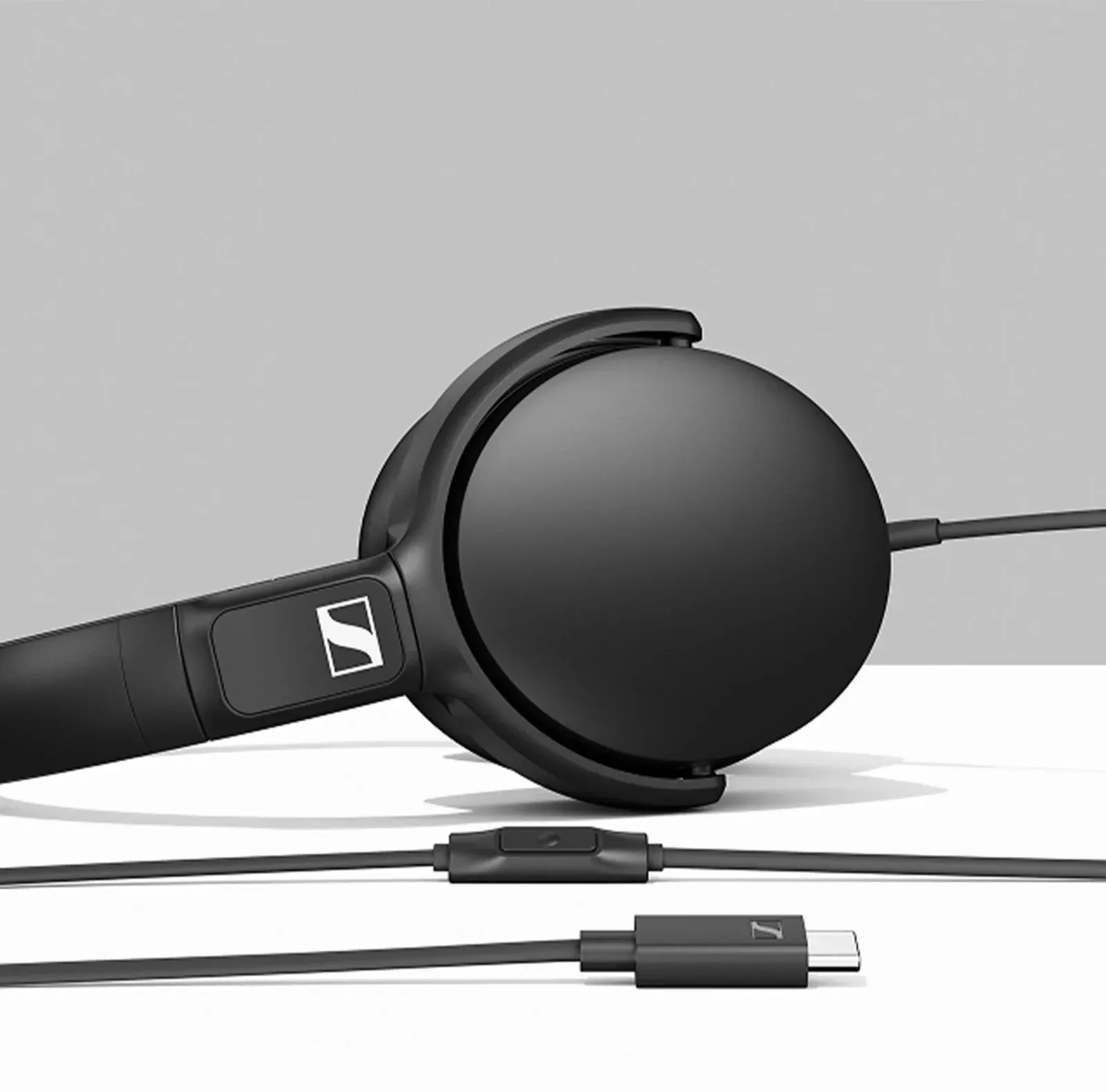 Гарнитура накладные Sennheiser HD 400 U 1.4м черный проводные в ушной раковине 800126 - фото 6