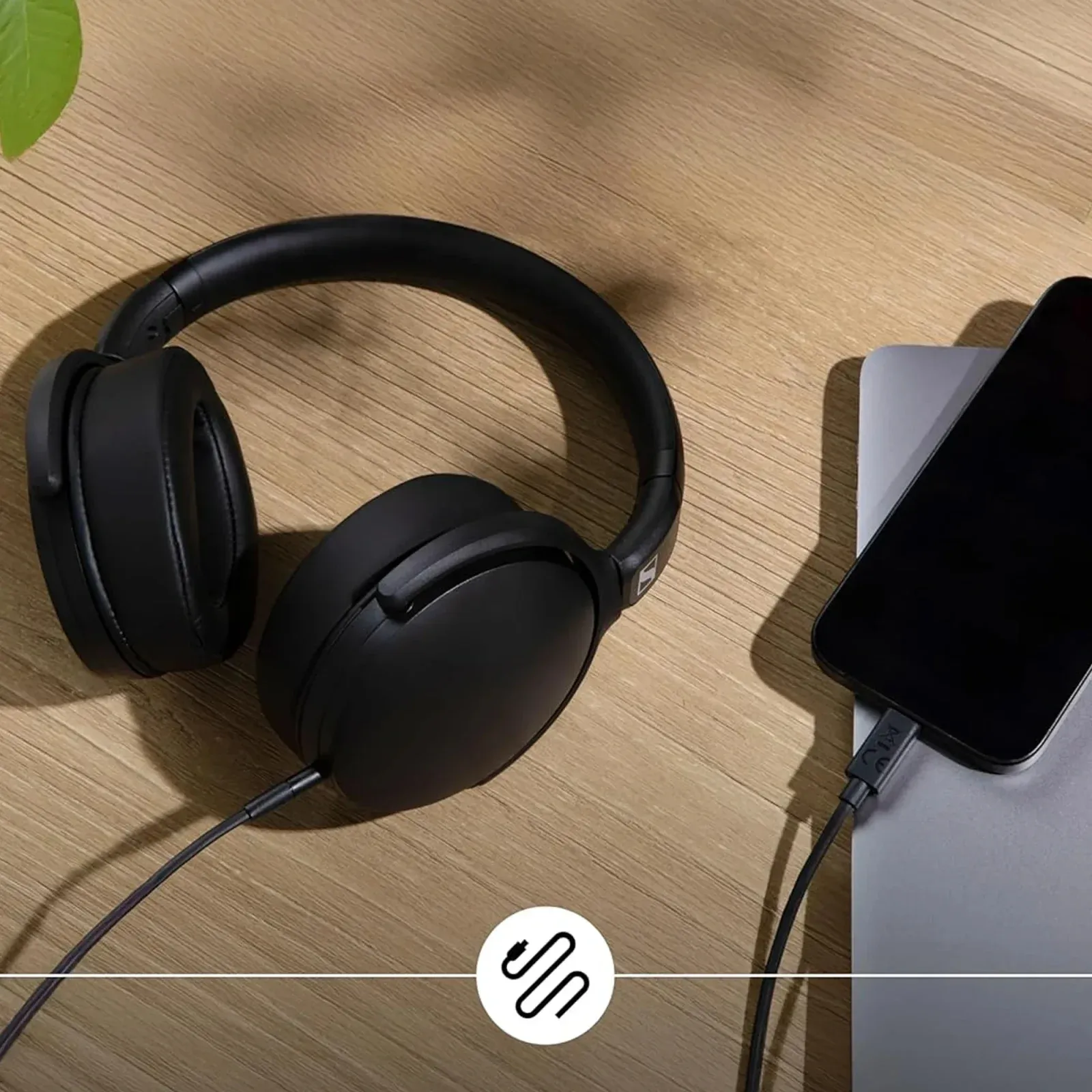 Гарнитура накладные Sennheiser HD 400 U 1.4м черный проводные в ушной раковине 800126 - фото 8