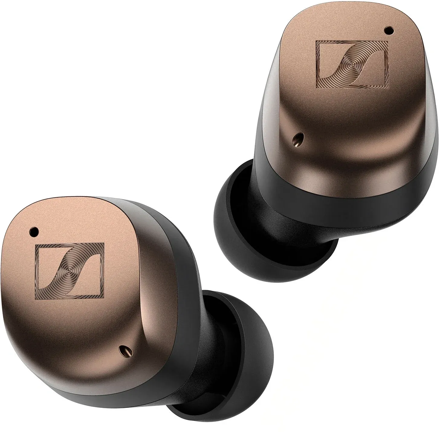 Гарнитура внутриканальные Sennheiser Momentum True Wireless 4 черный/медный беспроводные bluetooth в ушной раковине 700367 MTW4 BLACK COPPER - фото 2