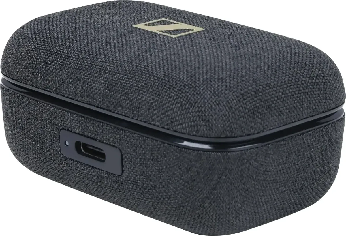 Гарнитура внутриканальные Sennheiser Momentum True Wireless 4 синий беспроводные bluetooth в ушной раковине 700441 MTW4 GOLD - фото 4