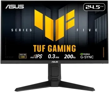 Монитор Asus 24.5 TUF Gaming VG259QL5A черный IPS LED 1ms 16:9 HDMI M/M матовая HAS Piv 300cd 178гр/178гр 1920x1080 200Hz DP FHD 4.9кг - фото 5