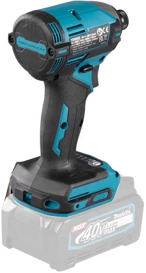 Шуруповерт Makita TD003GZ аккум. патрон:шестигр.1/4, черный - фото 5
