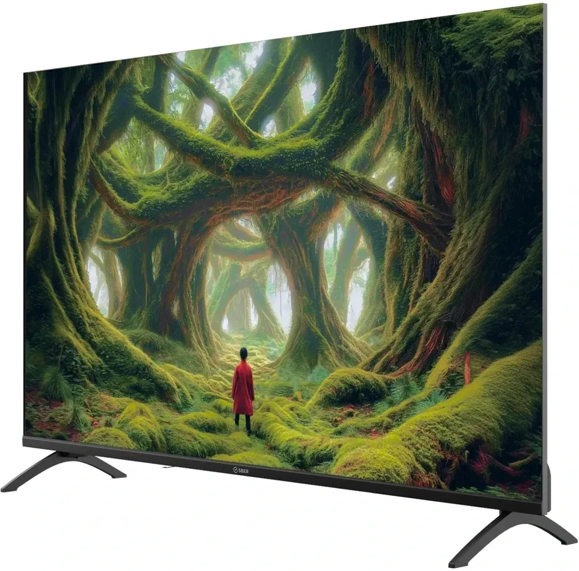 Телевизор LED Sber 43 SDX-43F3000DBA Салют ТВ Frameless черный FULL HD 60Hz DVB-T DVB-T2 DVB-C DVB-S DVB-S2 USB WiFi Smart TV RUS - фото 2