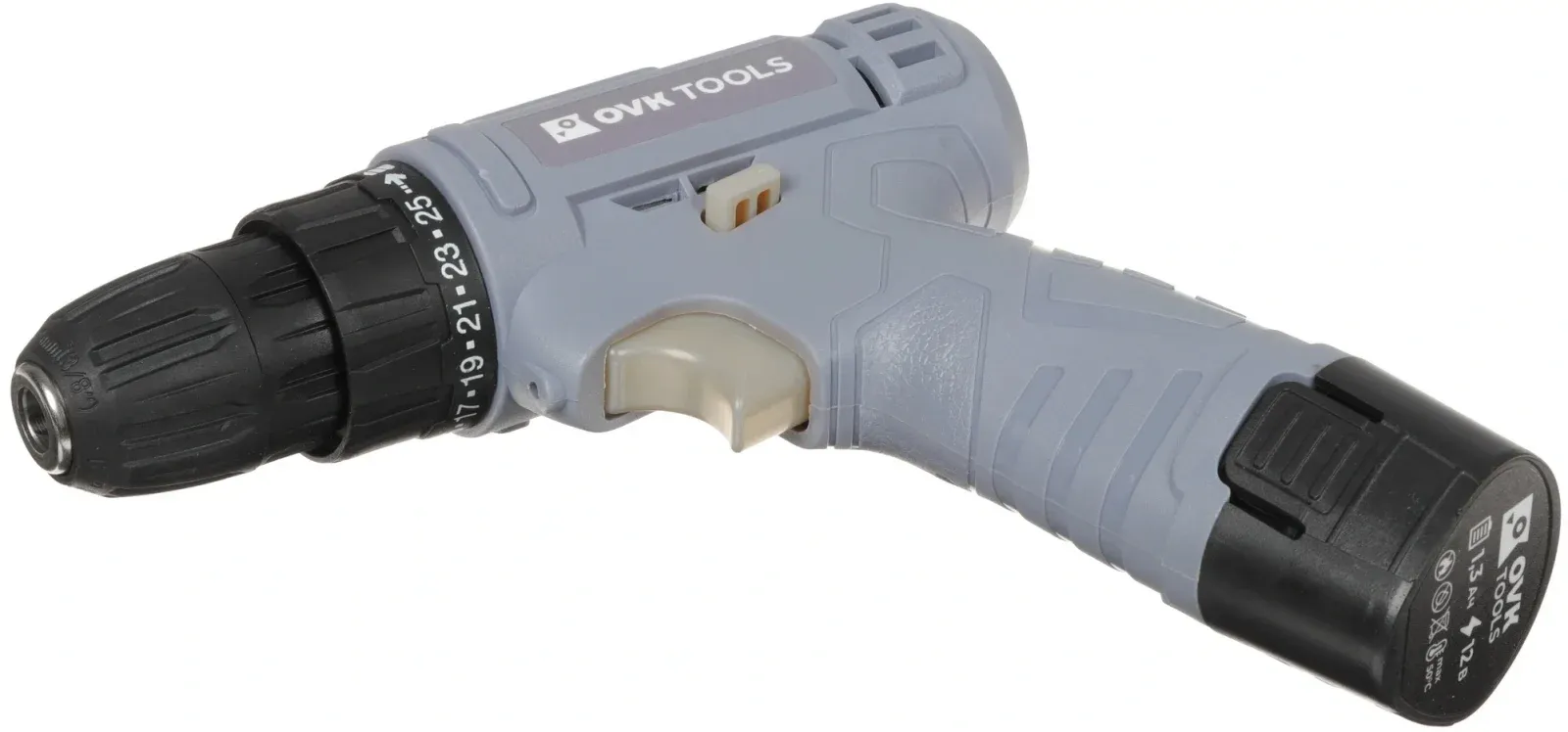Дрель-шуруповерт Ovk Tools OTCS1AA-12V-1.3A аккум. патрон:быстрозажимной, голубой - фото 7