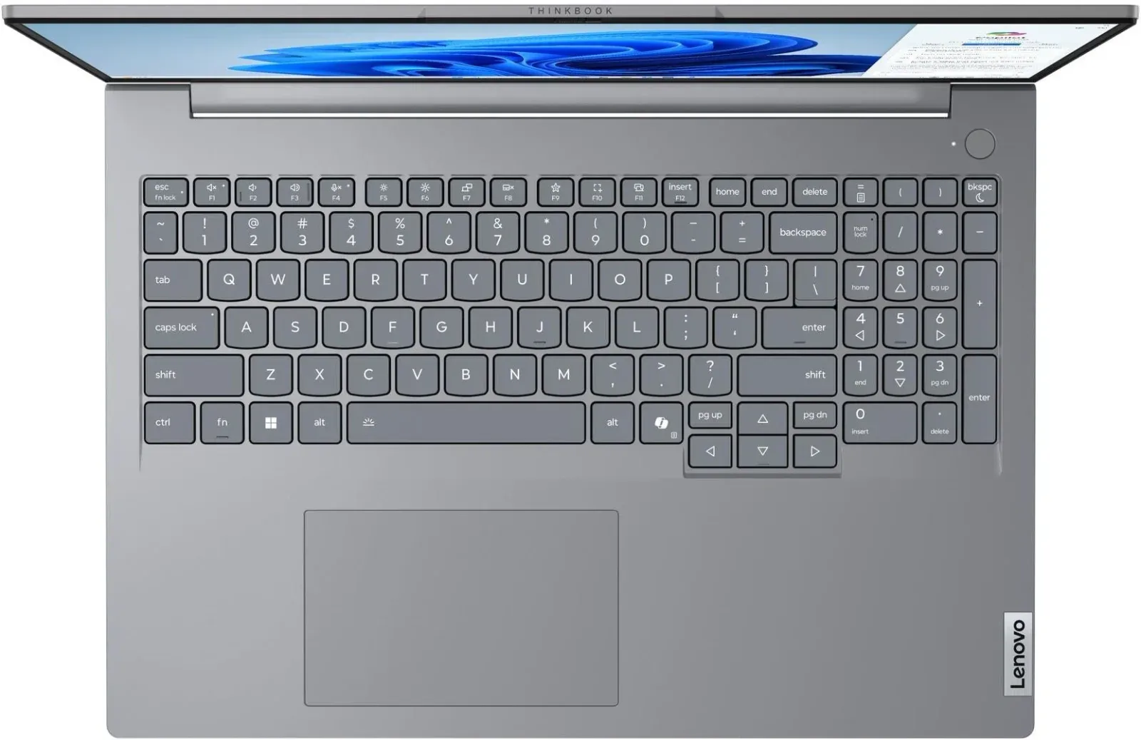 Ноутбук Lenovo Thinkbook 16 G8 IAL Core Ultra 9 185H 16Gb SSD512Gb Intel Graphics 16 IPS WUXGA 1920x1200 без ОС grey WiFi BT Cam 21SK00JUGP - фото 2