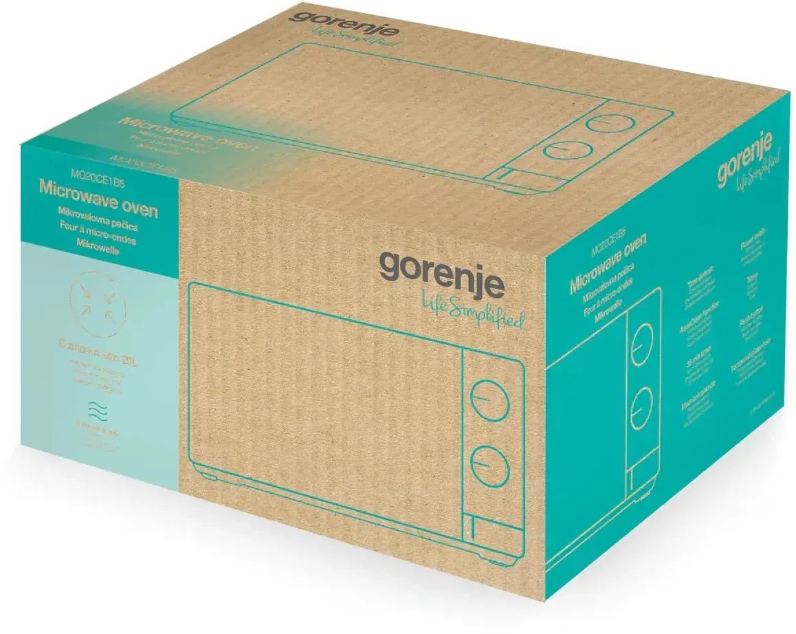 Микроволновая Печь Gorenje MO20CE1B5 20л. 700Вт черный, 20 л - фото 7