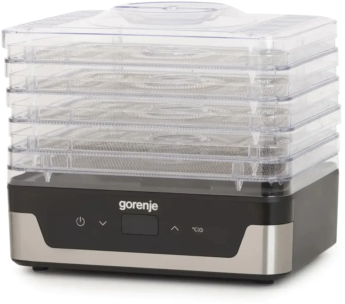 Сушка для фруктов и овощей Gorenje FDK400DE 5под. 240Вт нержавеющая сталь - фото 2