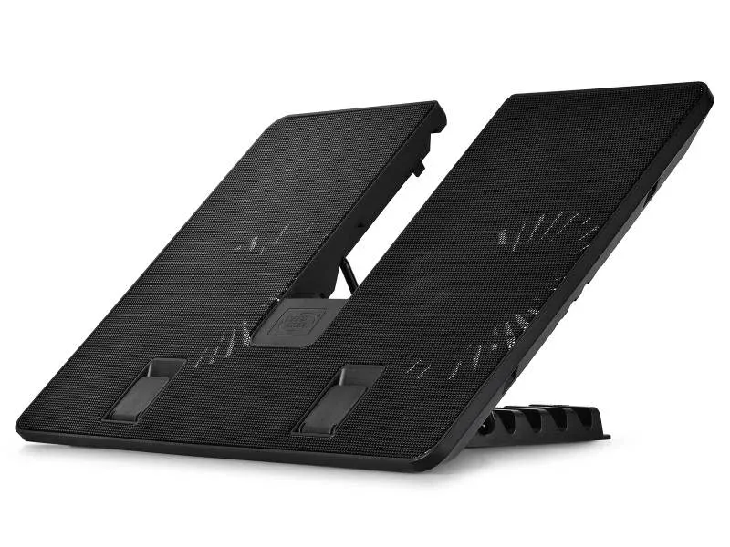Подставка для ноутбука Deepcool U PAL DP-N214A5_UPAL 15.6 390x280x28мм 26дБ 1xUSB 2x 140ммFAN 765г пластик ABS черный - фото 2