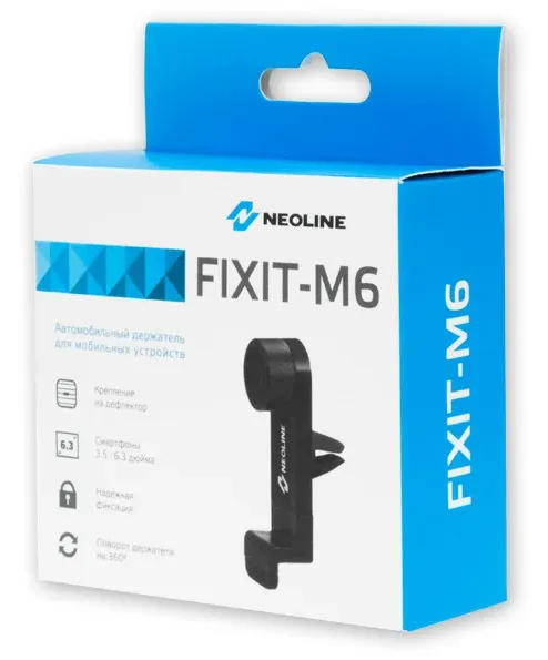 Держатель Neoline Fixit M6 черный - фото 3