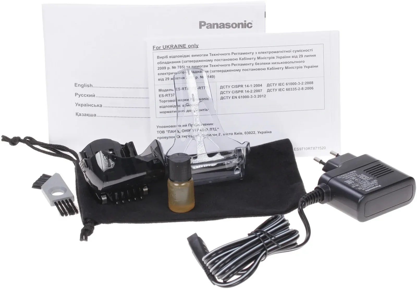 Бритва сетчатая Panasonic ES-RT77-S520 реж.эл.:3 питан.:аккум. серебристый/черный - фото 8