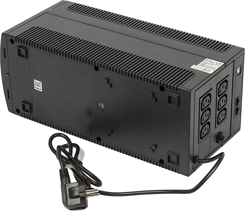 Источник бесперебойного питания Powercom Raptor RPT-1500AP 900Вт 1500ВА черный - фото 2