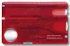 Швейцарская карта Victorinox SwissCard Nailcare 0.7240.T красный полупрозрачный коробка подарочная - фото 5