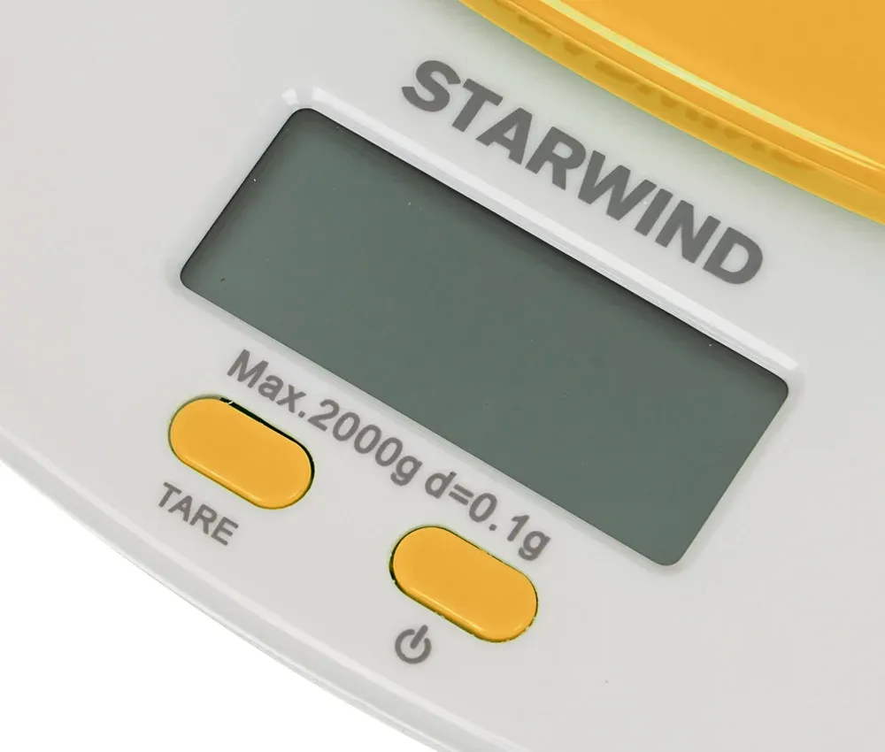 Весы кухонные электронные Starwind SSK2158 макс.вес:2кг оранжевый - фото 5
