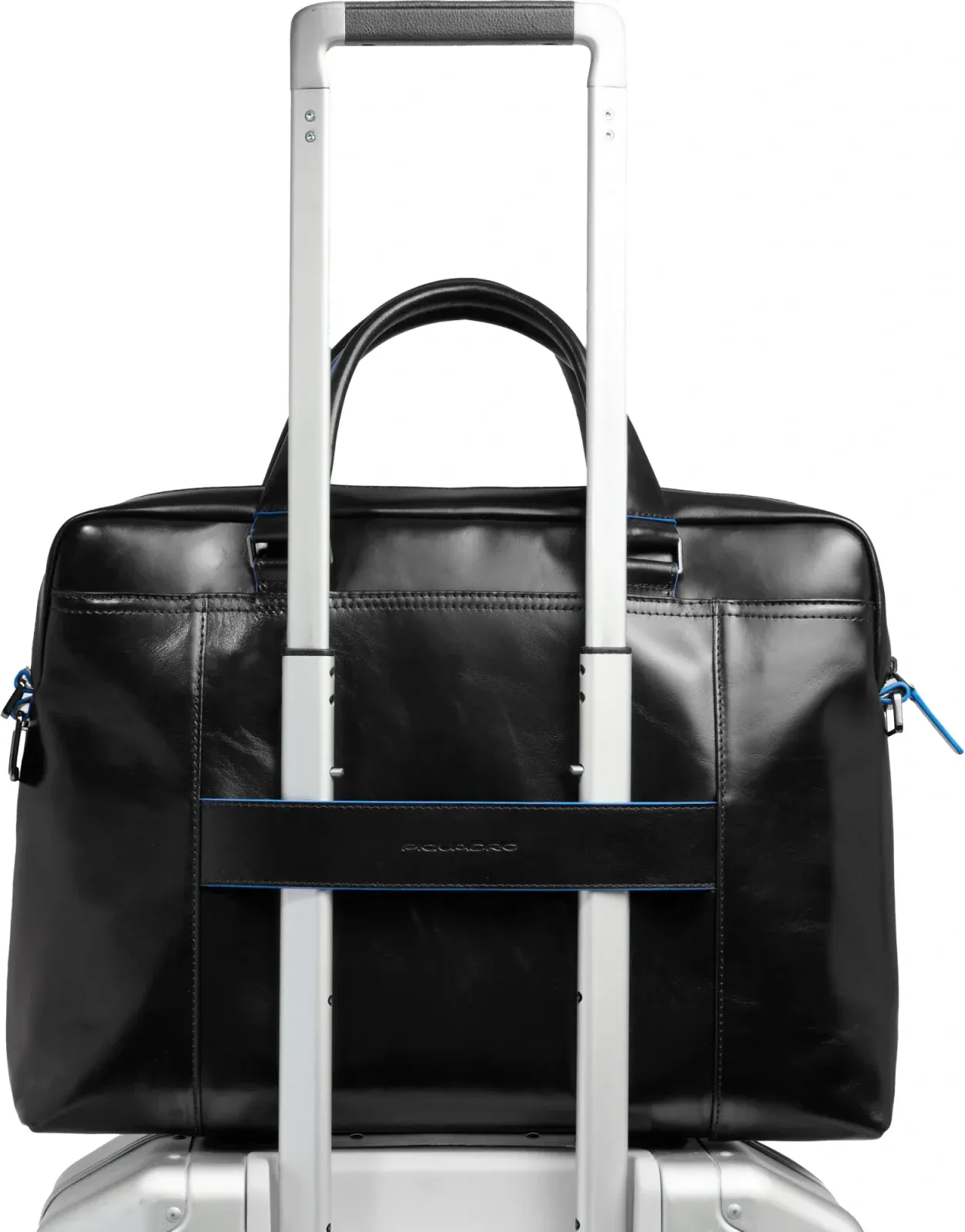 Деловая сумка Piquadro Blue Square CA3335B2/N с отделением для ноутбука 15 черная натур.кожа - фото 6