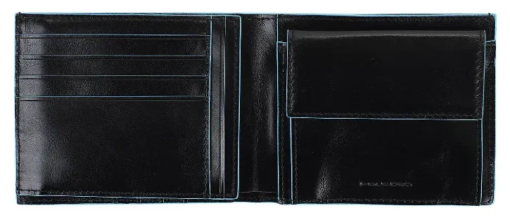 Кошелек мужской Piquadro Blue Square PU1240B2R/N черный натур.кожа - фото 4