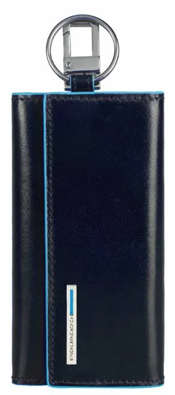 Ключница Piquadro Blue Square PC1397B2/BLU2 синий натур.кожа - фото 2
