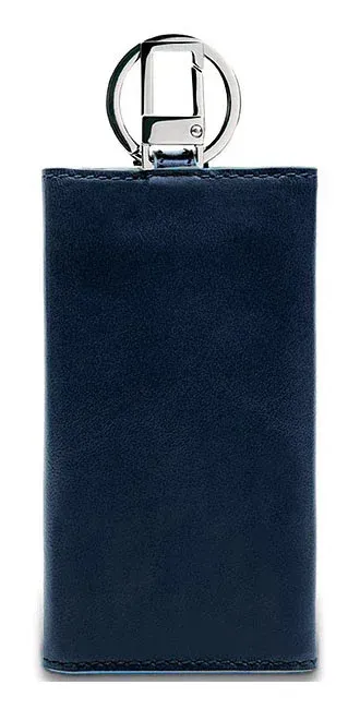 Ключница Piquadro Blue Square PC1397B2/BLU2 синий натур.кожа - фото 3